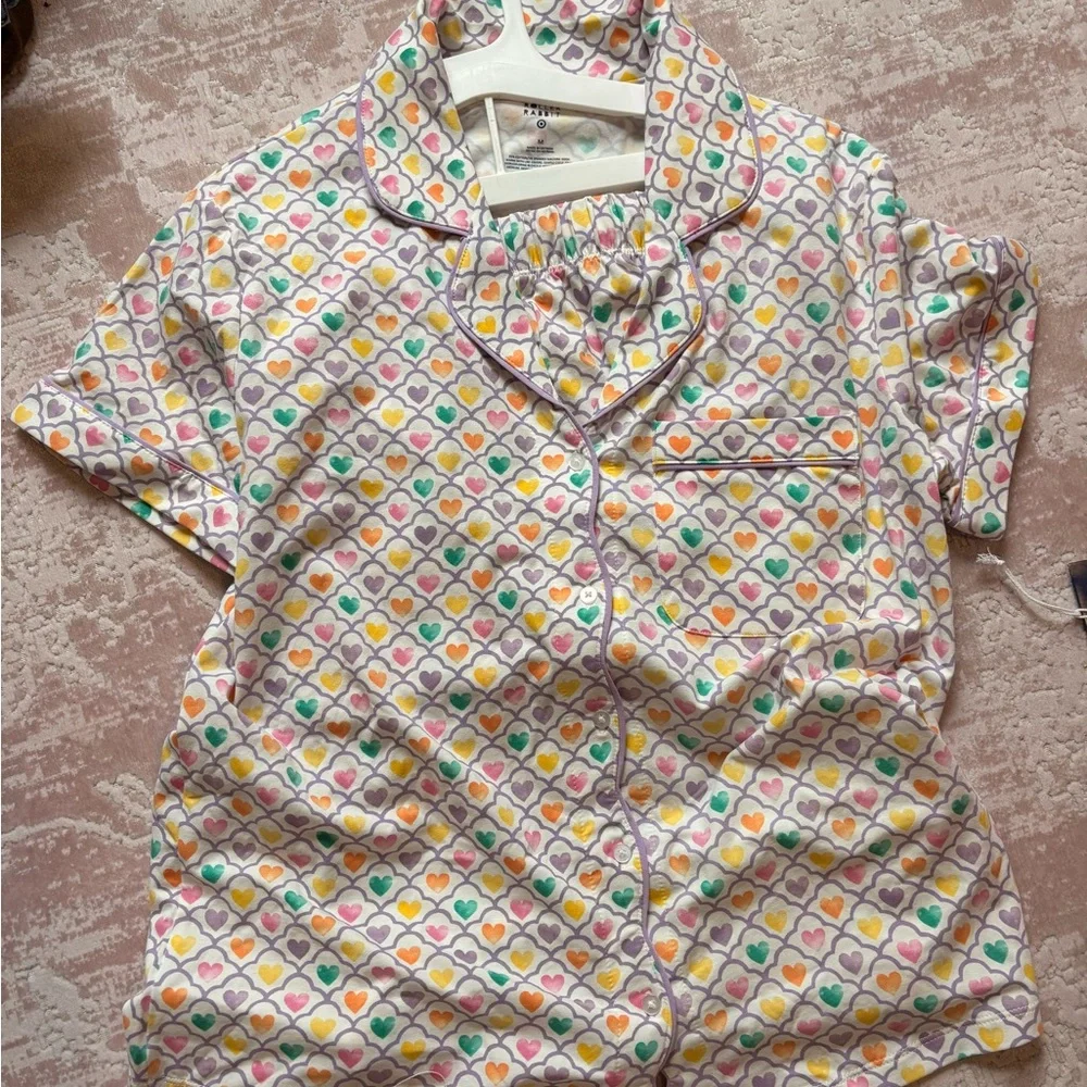 Roller Rabbit Target Colorful Heart Print Pajama Set - Picture 1 of 3